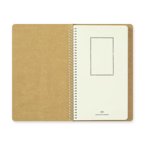 TRAVELER'S COMPANY Spiral Ring Notebook (A5 Slim) Blank MD Paper White