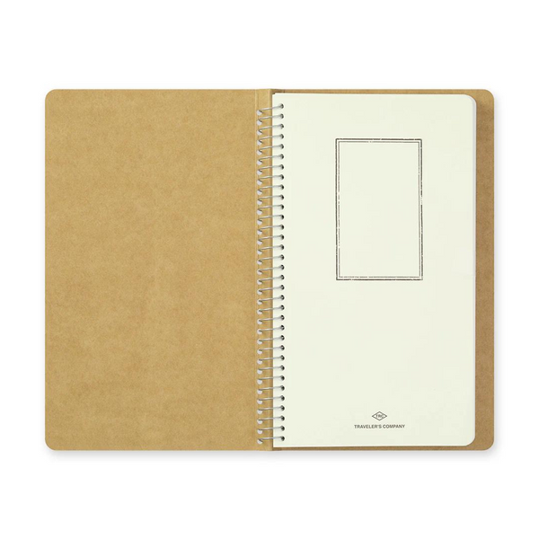 Load image into Gallery viewer, TRAVELER&#39;S COMPANY Spiral Ring Notebook (A5 Slim) Blank MD Paper White
