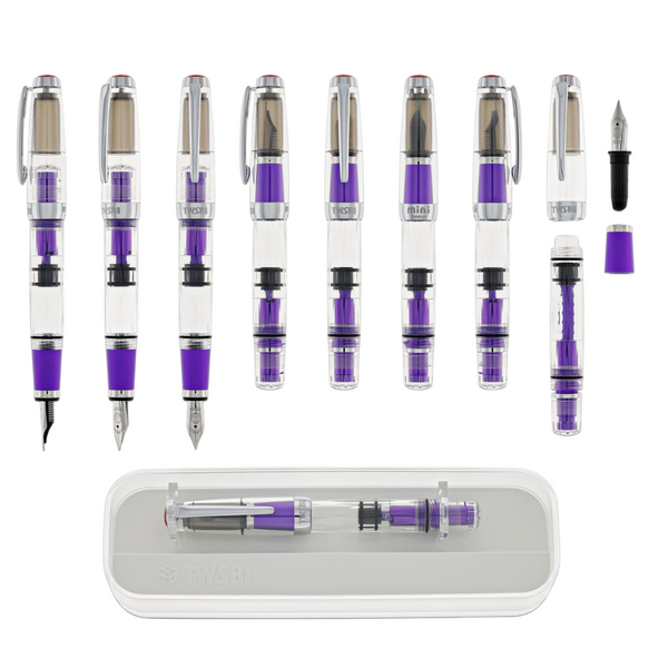 Load image into Gallery viewer, TWSBI Diamond Mini AL Fountain Pen - Grape
