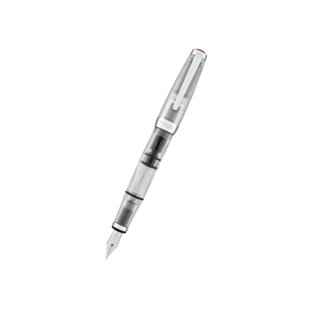 TWSBI Diamond Mini Fountain Pen Clear — TWSBI fountain pen — precision nib writing instrument, at Cityluxe Singapore stationery store