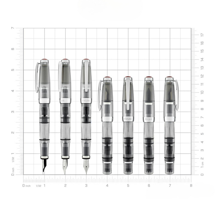 TWSBI Diamond Mini Fountain Pen Clear — TWSBI fountain pen — precision nib writing instrument, at Cityluxe Singapore stationery store