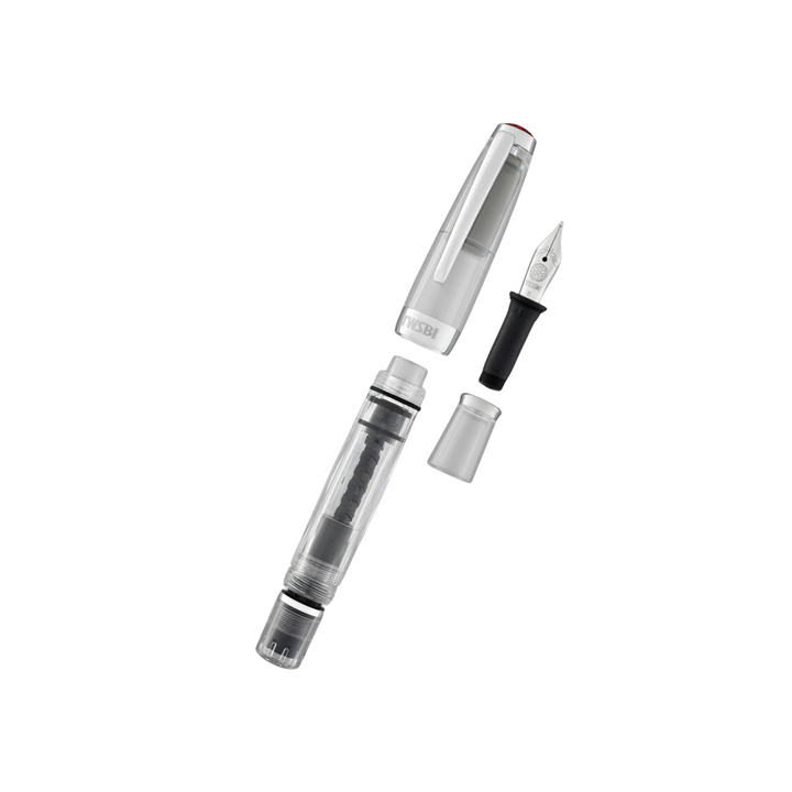 TWSBI Diamond Mini Fountain Pen Clear — TWSBI fountain pen — precision nib writing instrument, at Cityluxe Singapore stationery store