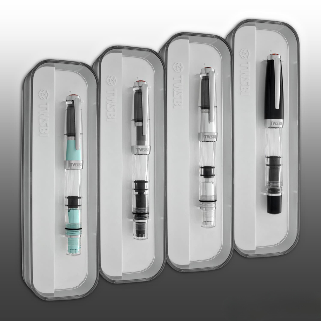 TWSBI Diamond Mini Fountain Pen Clear — TWSBI fountain pen — precision nib writing instrument, at Cityluxe Singapore stationery store