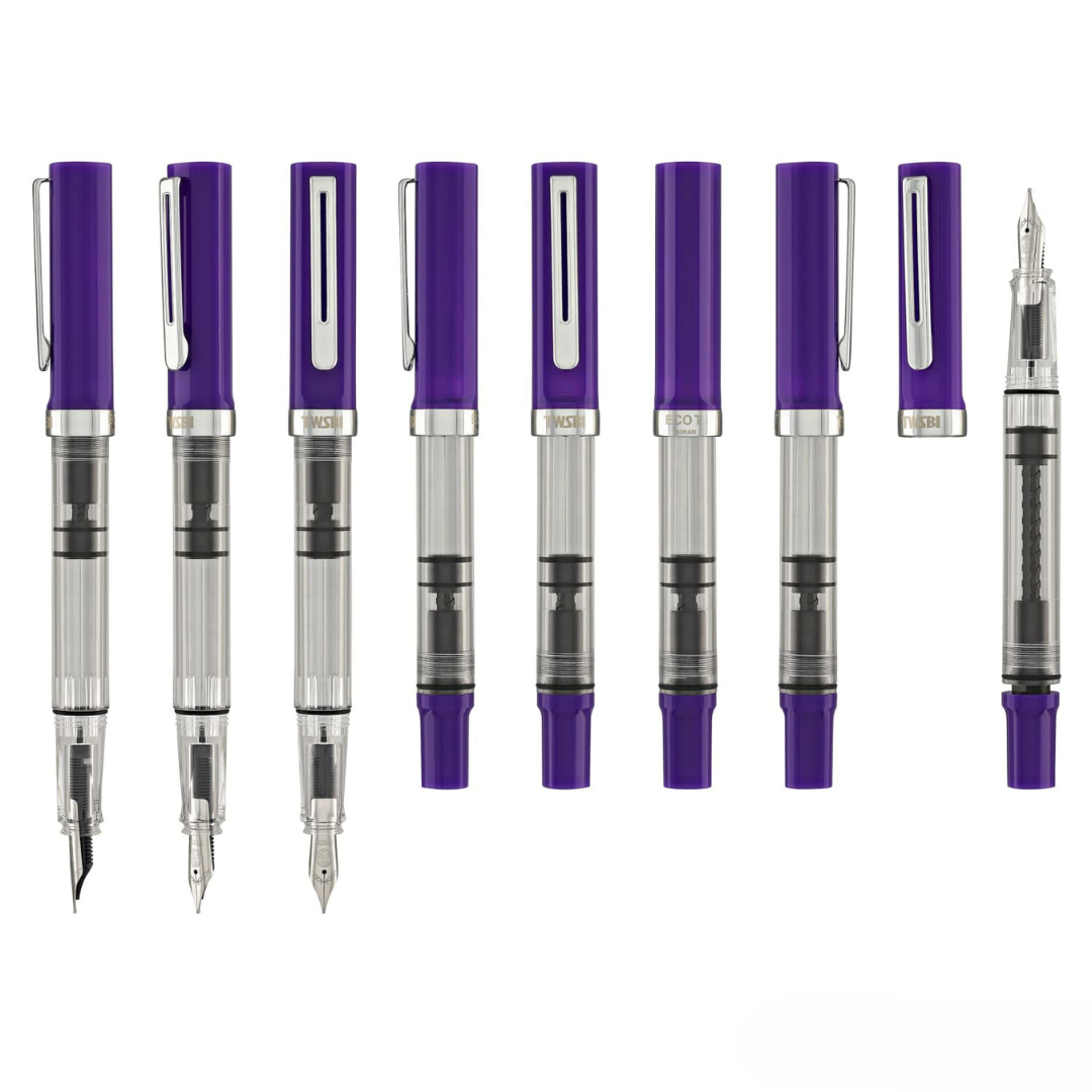 TWSBI ECO-T Fountain Pen - Eggplant Purple