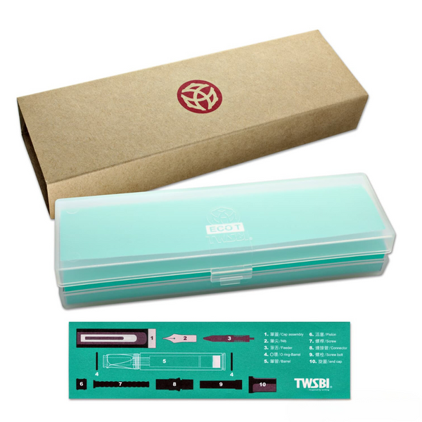 Load image into Gallery viewer, TWSBI ECO-T Fountain Pen Mint Blue
