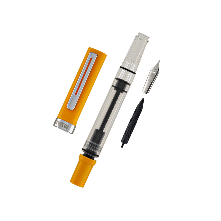 TWSBI ECO-T Fountain Pen Saffron Special Edition — TWSBI fountain pen — precision nib writing instrument, at Cityluxe Singapore stationery store