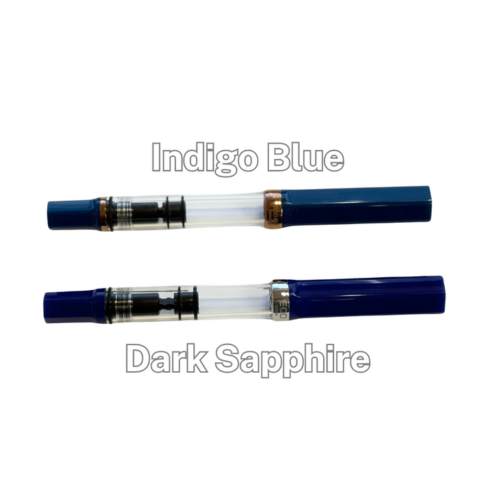 TWSBI ECO Fountain Pen in Indigo Blue with Bronze Trim — TWSBI fountain pen — precision nib writing instrument, at Cityluxe Singapore stationery store