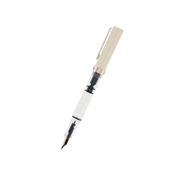 Load image into Gallery viewer, TWSBI ECO Fountain Pen - Creme with Rose Gold
