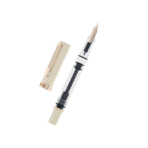 Load image into Gallery viewer, TWSBI ECO Fountain Pen - Creme with Rose Gold
