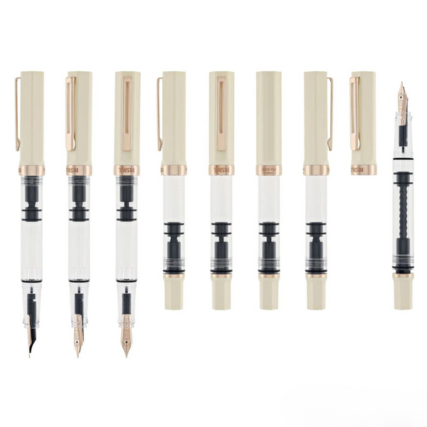 Load image into Gallery viewer, TWSBI ECO Fountain Pen - Creme with Rose Gold
