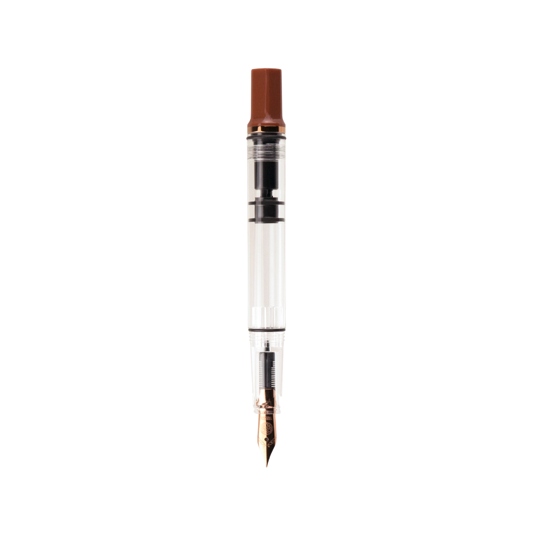 TWSBI ECO Fountain Pen in Espresso with Bronze Trim — TWSBI fountain pen — precision nib writing instrument, at Cityluxe Singapore stationery store