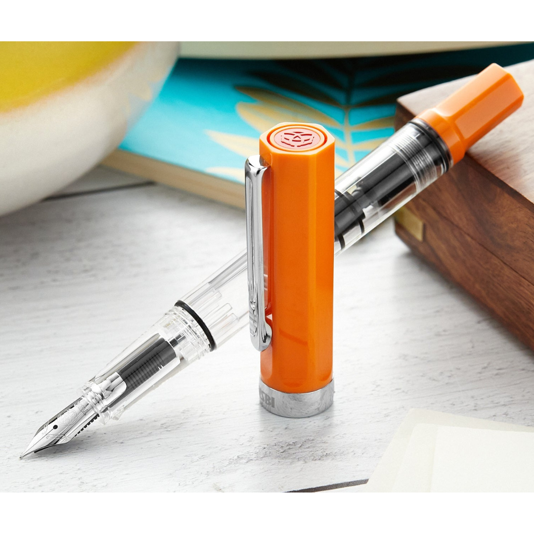 TWSBI ECO Fountain Pen in Heat — TWSBI fountain pen — precision nib writing instrument, at Cityluxe Singapore stationery store
