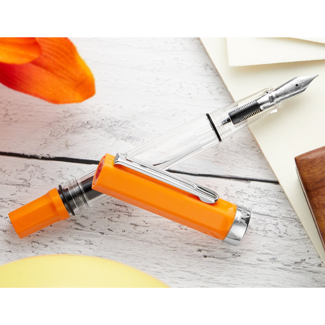 TWSBI ECO Fountain Pen in Heat — TWSBI fountain pen — precision nib writing instrument, at Cityluxe Singapore stationery store