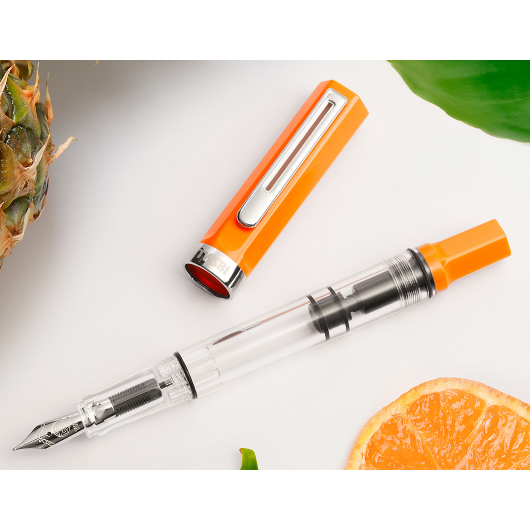 TWSBI ECO Fountain Pen in Heat — TWSBI fountain pen — precision nib writing instrument, at Cityluxe Singapore stationery store