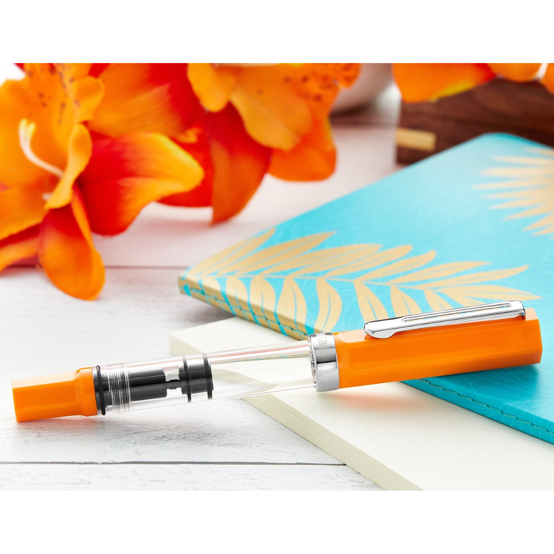 TWSBI ECO Fountain Pen in Heat — TWSBI fountain pen — precision nib writing instrument, at Cityluxe Singapore stationery store