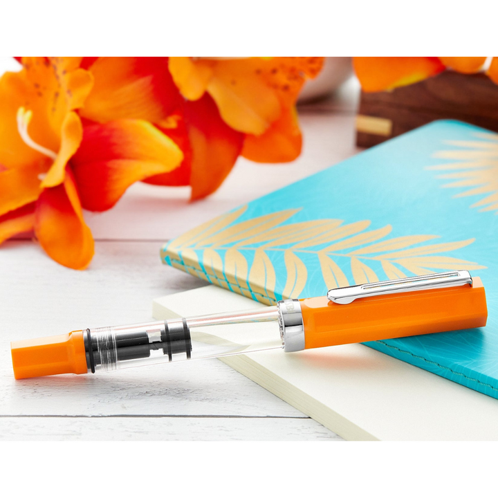 TWSBI ECO Fountain Pen in Heat — TWSBI fountain pen — precision nib writing instrument, at Cityluxe Singapore stationery store