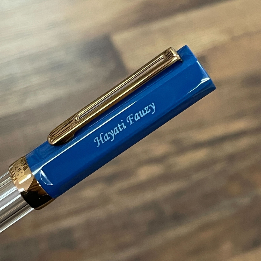 TWSBI ECO Fountain Pen in Indigo Blue with Bronze Trim — TWSBI fountain pen — precision nib writing instrument, at Cityluxe Singapore stationery store