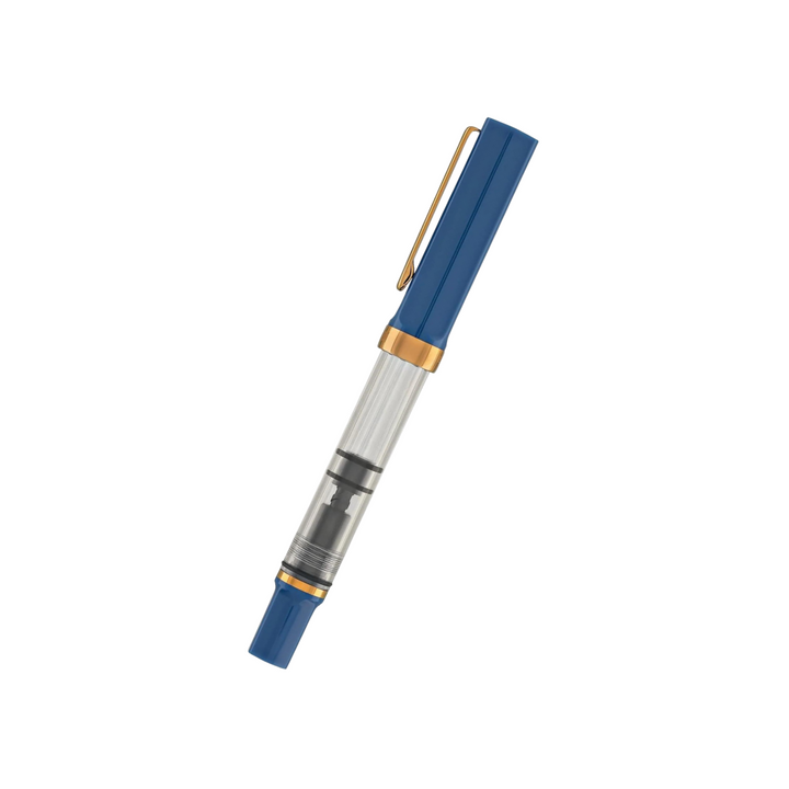 TWSBI ECO Fountain Pen in Indigo Blue with Bronze Trim — TWSBI fountain pen — precision nib writing instrument, at Cityluxe Singapore stationery store