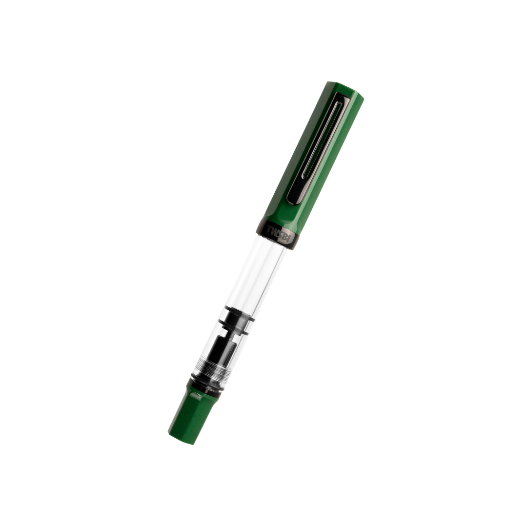 TWSBI ECO Fountain Pen in Irish Green with Onyx — TWSBI fountain pen — precision nib writing instrument, at Cityluxe Singapore stationery store