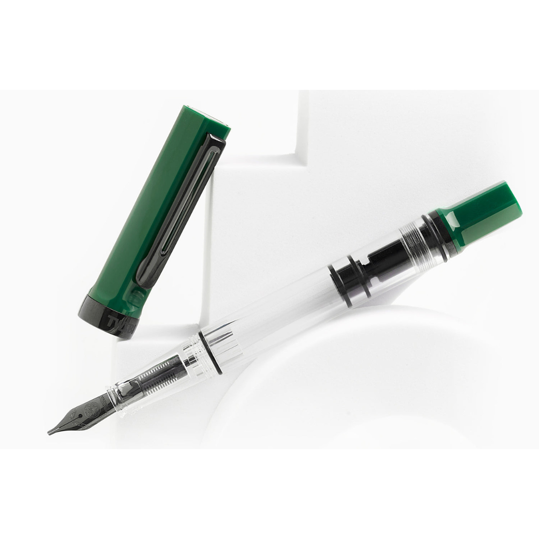 TWSBI ECO Fountain Pen in Irish Green with Onyx — TWSBI fountain pen — precision nib writing instrument, at Cityluxe Singapore stationery store