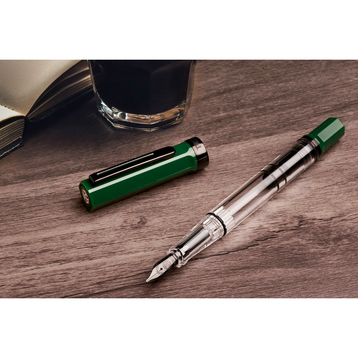 TWSBI ECO Fountain Pen in Irish Green with Onyx — TWSBI fountain pen — precision nib writing instrument, at Cityluxe Singapore stationery store
