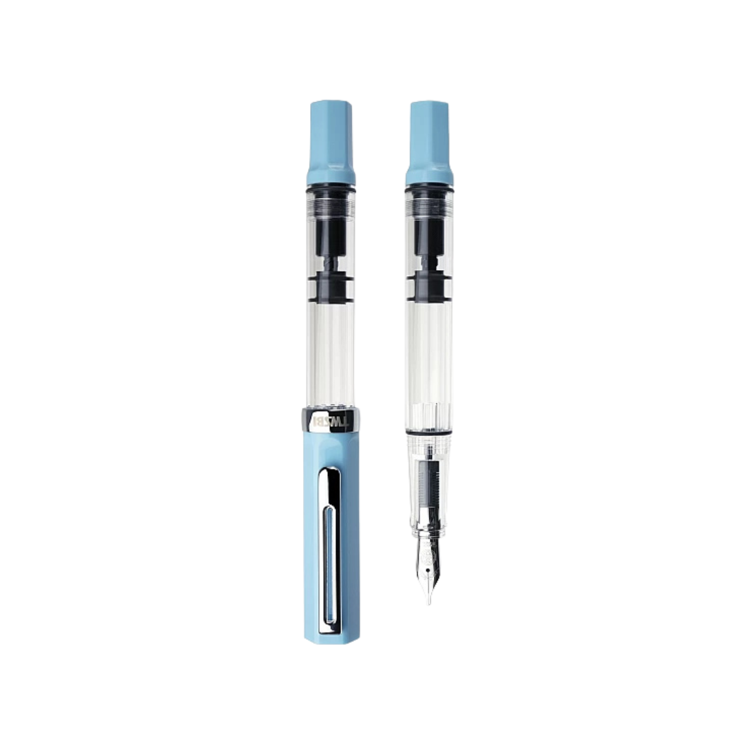 TWSBI ECO Fountain Pen in Sky Blue — TWSBI fountain pen — precision nib writing instrument, at Cityluxe Singapore stationery store