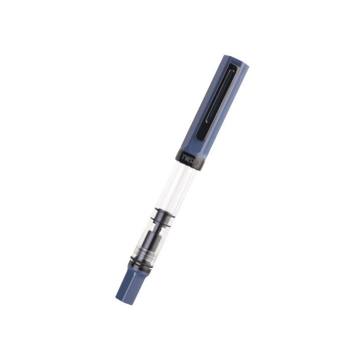 TWSBI ECO Fountain Pen in Slate Blue with Onyx — TWSBI fountain pen — precision nib writing instrument, at Cityluxe Singapore stationery store