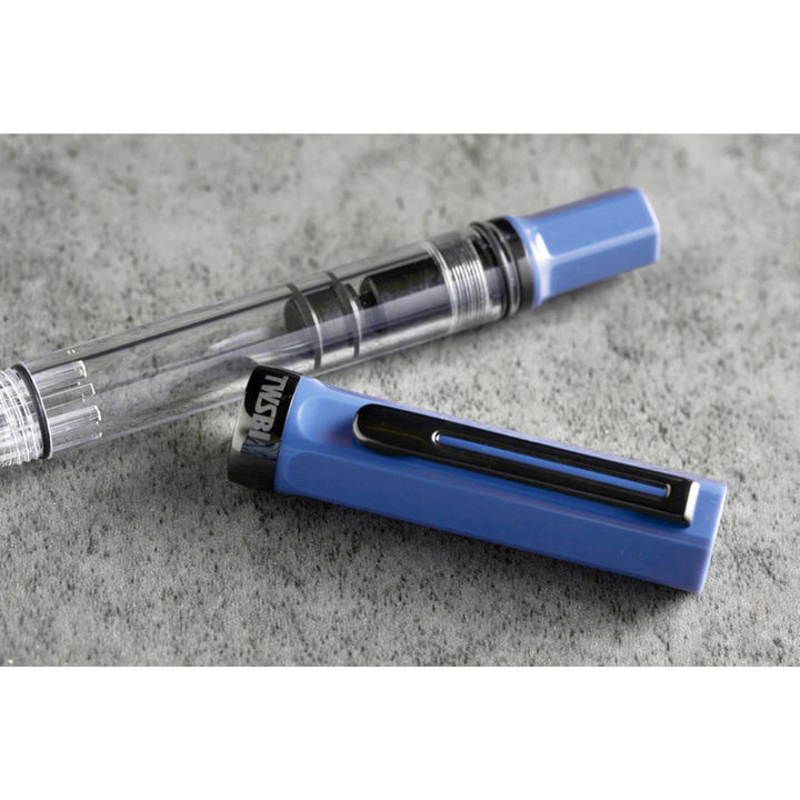 TWSBI ECO Fountain Pen in Slate Blue with Onyx — TWSBI fountain pen — precision nib writing instrument, at Cityluxe Singapore stationery store