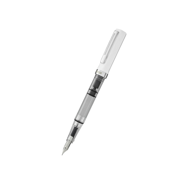 TWSBI ECO Fountain Pen in White — TWSBI fountain pen — precision nib writing instrument, at Cityluxe Singapore stationery store