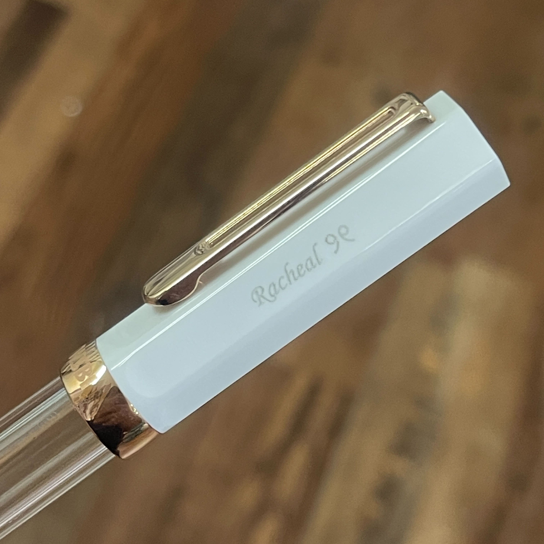 TWSBI ECO Fountain Pen - White with Rose Gold Trim
