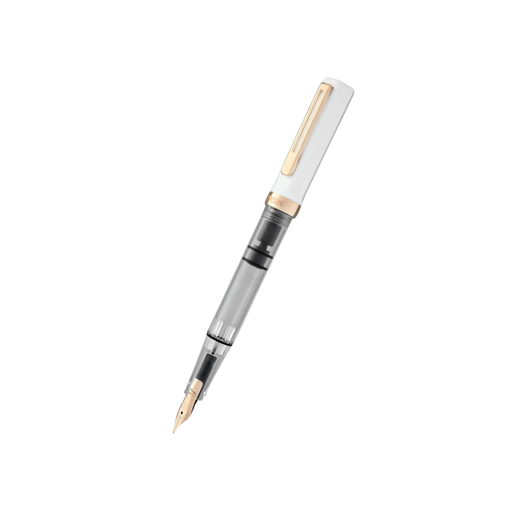 TWSBI ECO Fountain Pen - White with Rose Gold Trim