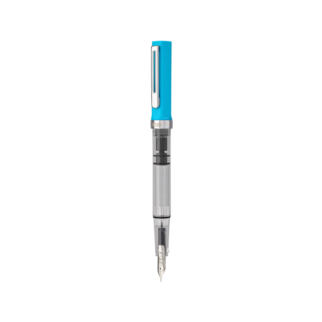 TWSBI ECO Fountain Pen Cerulean Blue — TWSBI fountain pen — precision nib writing instrument, at Cityluxe Singapore stationery store