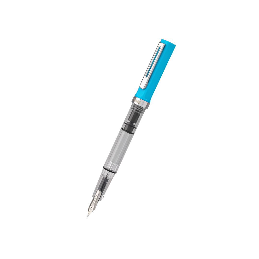 TWSBI ECO Fountain Pen Cerulean Blue — TWSBI fountain pen — precision nib writing instrument, at Cityluxe Singapore stationery store
