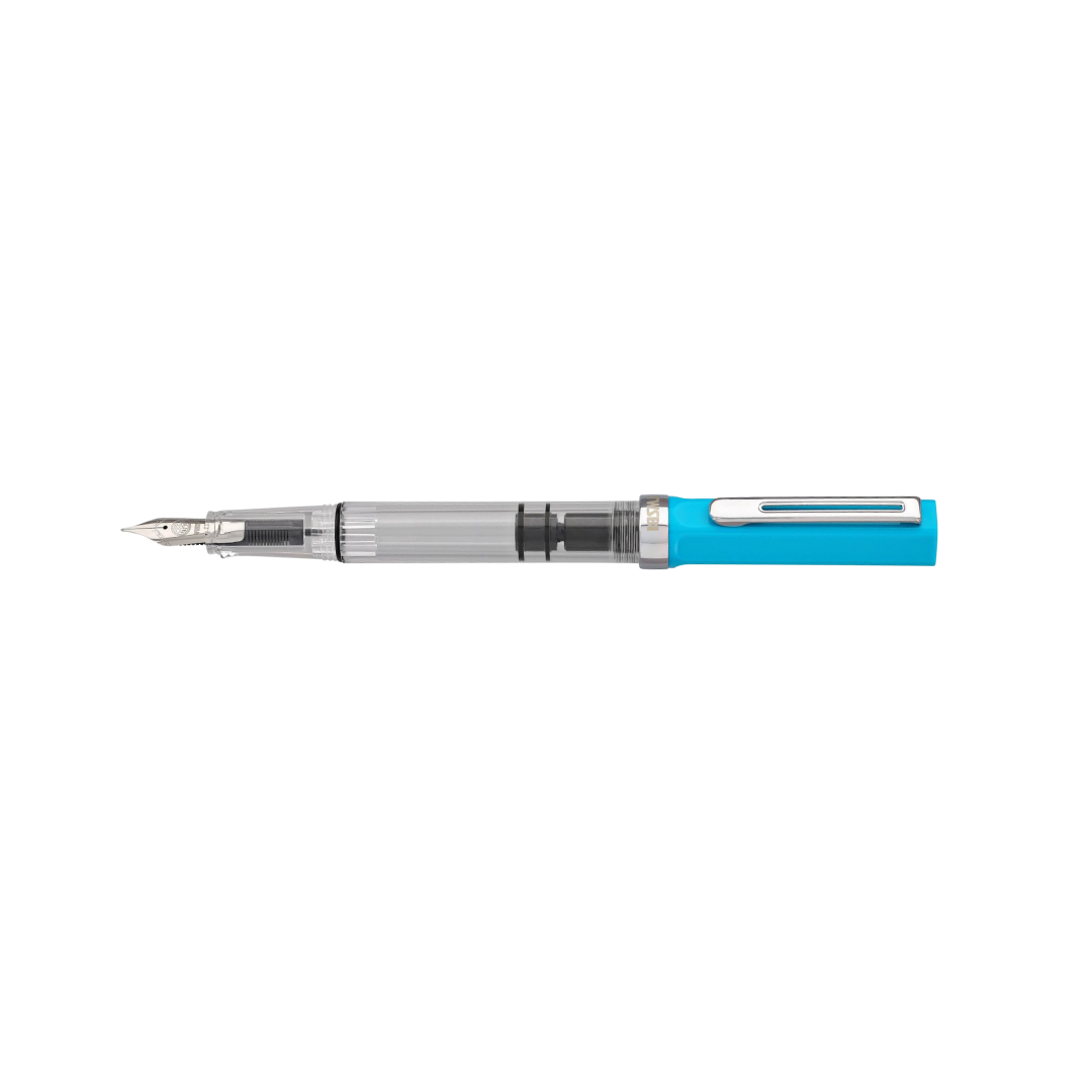 TWSBI ECO Fountain Pen Cerulean Blue — TWSBI fountain pen — precision nib writing instrument, at Cityluxe Singapore stationery store