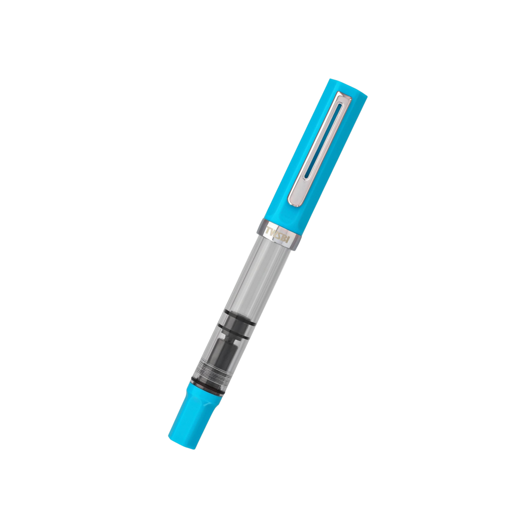 TWSBI ECO Fountain Pen Cerulean Blue — TWSBI fountain pen — precision nib writing instrument, at Cityluxe Singapore stationery store