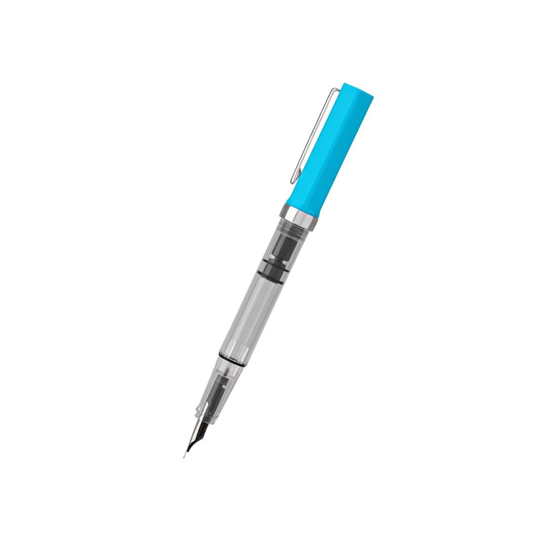 TWSBI ECO Fountain Pen Cerulean Blue — TWSBI fountain pen — precision nib writing instrument, at Cityluxe Singapore stationery store