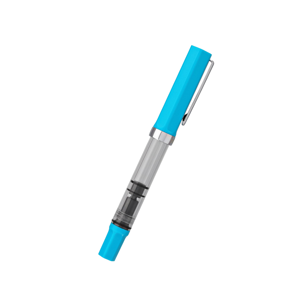 TWSBI ECO Fountain Pen Cerulean Blue — TWSBI fountain pen — precision nib writing instrument, at Cityluxe Singapore stationery store