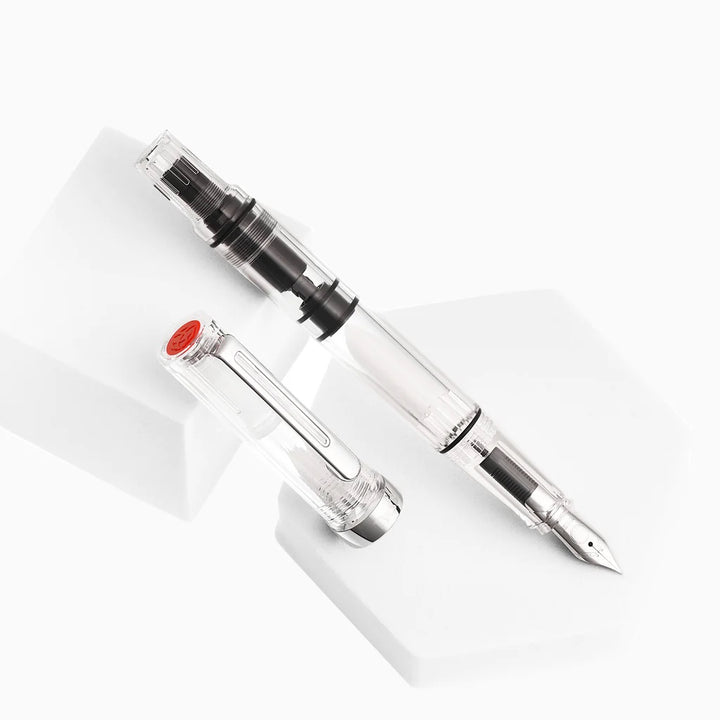 TWSBI ECO Fountain Pen in Clear — TWSBI fountain pen — precision nib writing instrument, at Cityluxe Singapore stationery store