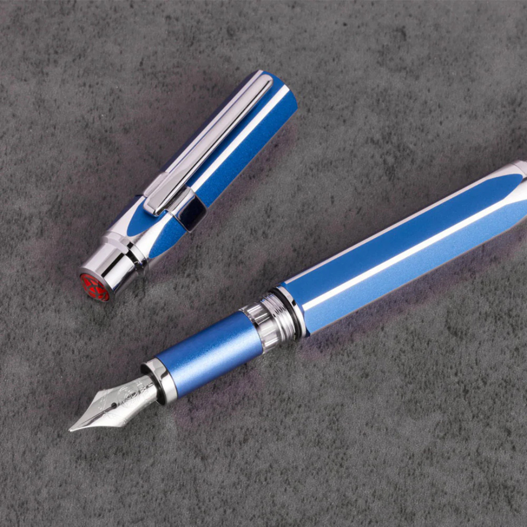 TWSBI Precision Fountain Pen in Gemini Blue (Special Edition) — TWSBI fountain pen — precision nib writing instrument, at Cityluxe Singapore stationery store