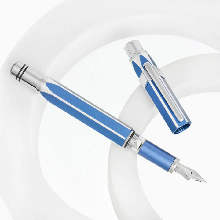 TWSBI Precision Fountain Pen in Gemini Blue (Special Edition) — TWSBI fountain pen — precision nib writing instrument, at Cityluxe Singapore stationery store