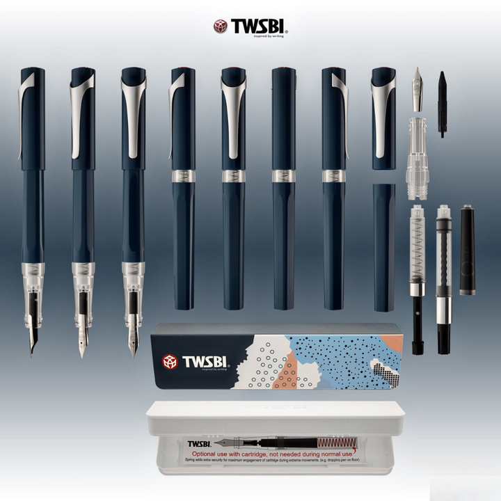 TWSBI SWIPE Fountain Pen Prussian Blue