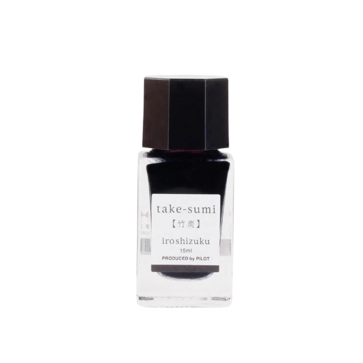 Pilot Iroshizuku 15ml Ink Bottle - Take-sumi (Charcoal Black)