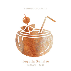 Vinta Inks Summer Cocktails 30ml Bottled Ink - Tequila Sunrise [Salud 1565]