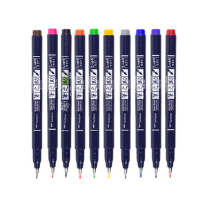 Tombow Fudenosuke Colour Hard Tip Brush Pen