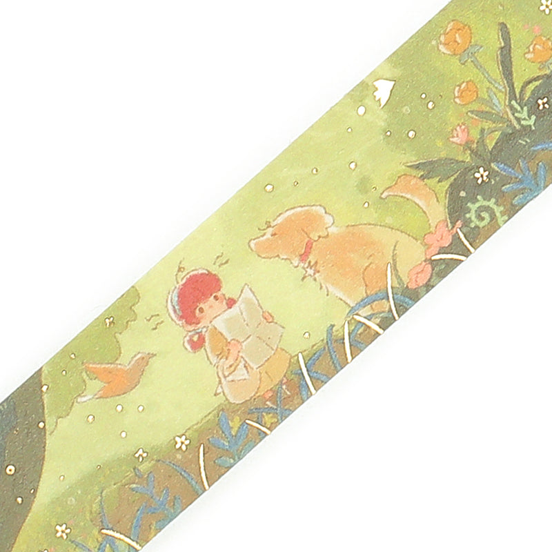 BGM Foil Stamping Masking Tape: Mysterious Journey in To the Forest — BGM masking tape — decorative paper tape for journaling and scrapbooking, at Cityluxe Singapore