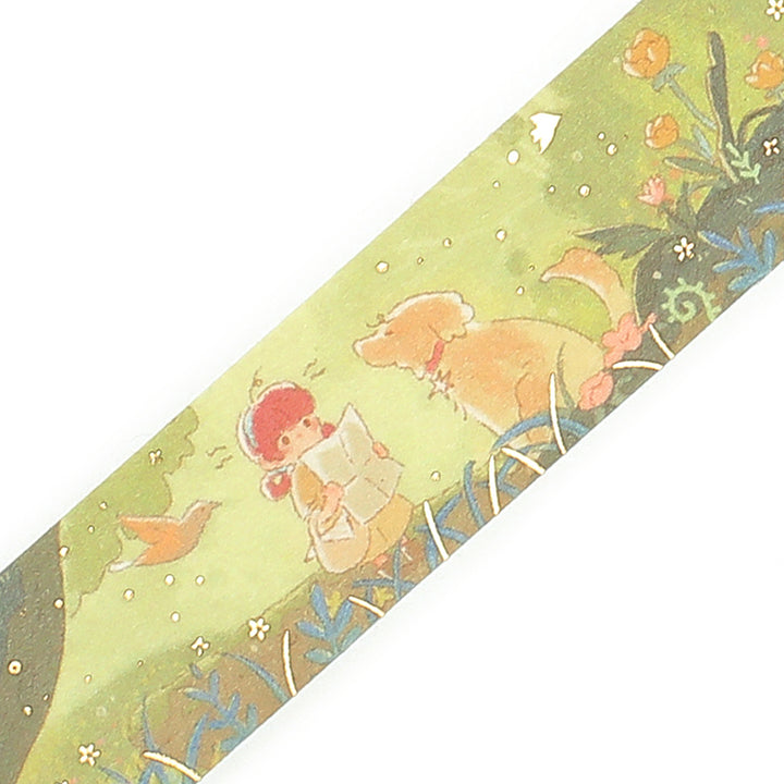 BGM Foil Stamping Masking Tape: Mysterious Journey in To the Forest — BGM masking tape — decorative paper tape for journaling and scrapbooking, at Cityluxe Singapore