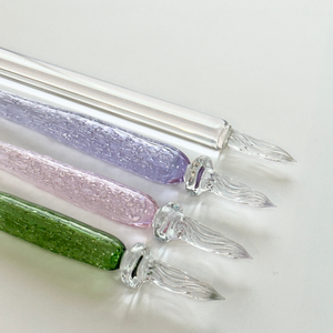 Matsubokkuri Tsubutsubu Glass Fountain Pen - Clear [Pre-Order]