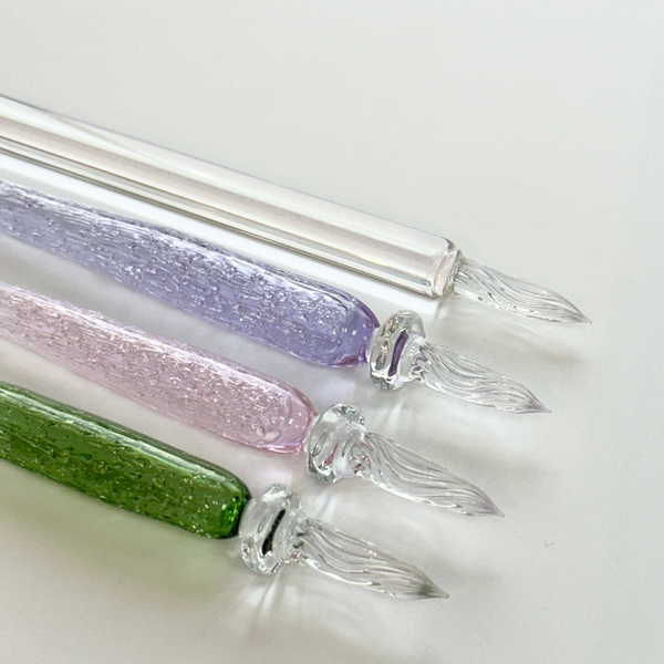 画像をギャラリービューアに読み込む, Matsubokkuri Tsubutsubu Glass Fountain Pen - Clear [Pre-Order]
