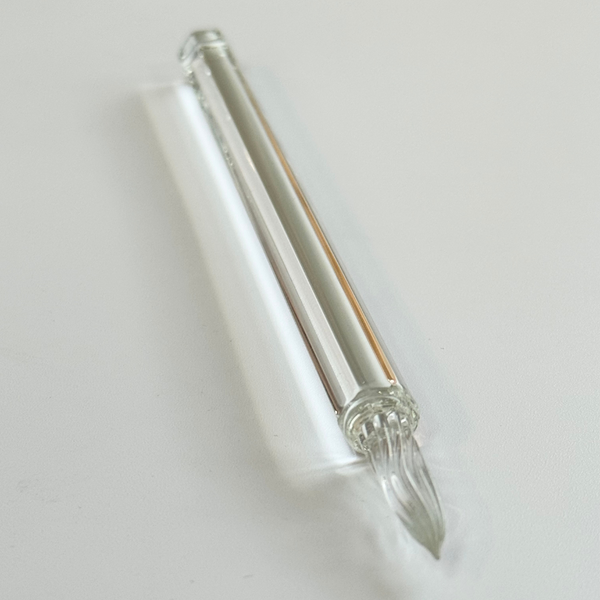 将图片加载到图库查看器，Matsubokkuri Tsubutsubu Glass Fountain Pen - Clear Black [Pre-Order]

