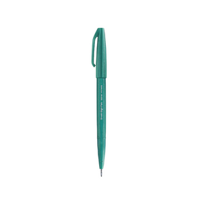 Pentel Touch Brush Sign Pen Turquoise Green